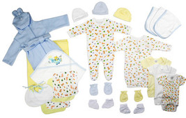 Newborn Baby Boys 25 Pc Baby Shower Gift Set - £54.66 GBP