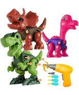 Dinosaur Toys for Kids 3-8 - 3 Levels Take Apart Dinosaur Toys Electric ... - £18.39 GBP