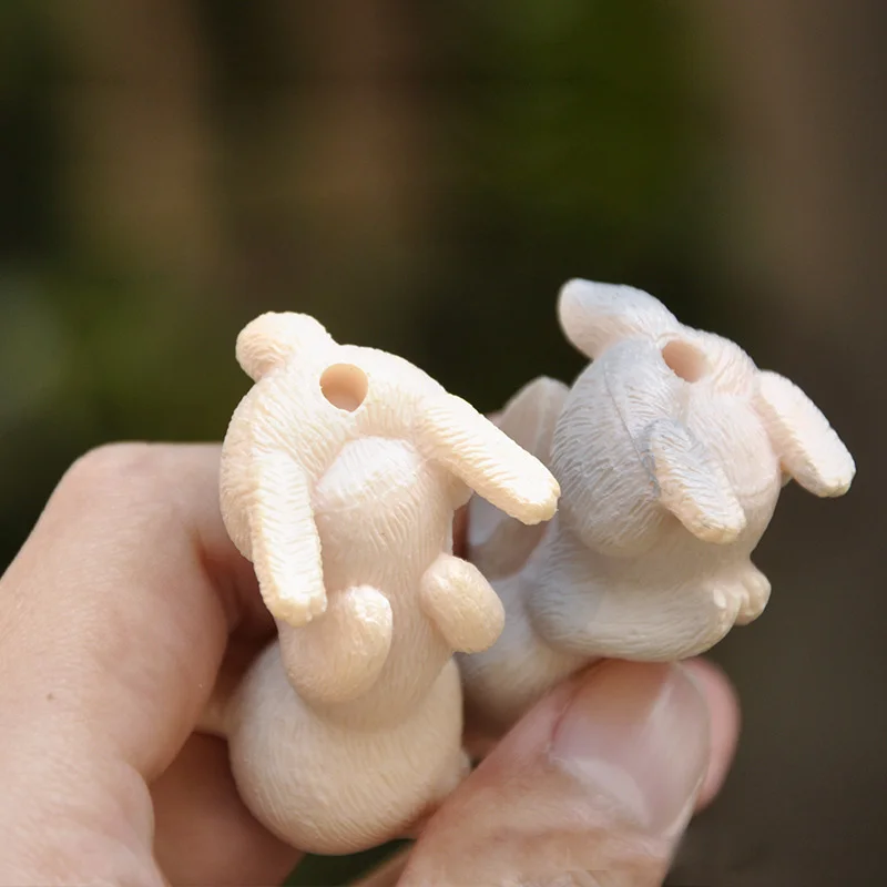 Play 1/7PCS Micro Landscape FigAs Cute Miniature FigAs Resin Rabbit Fairy Garden - £23.17 GBP