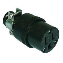 4 pack 8525 rubber ac all weather resists chemicals female 3 wire  - €23,61 EUR