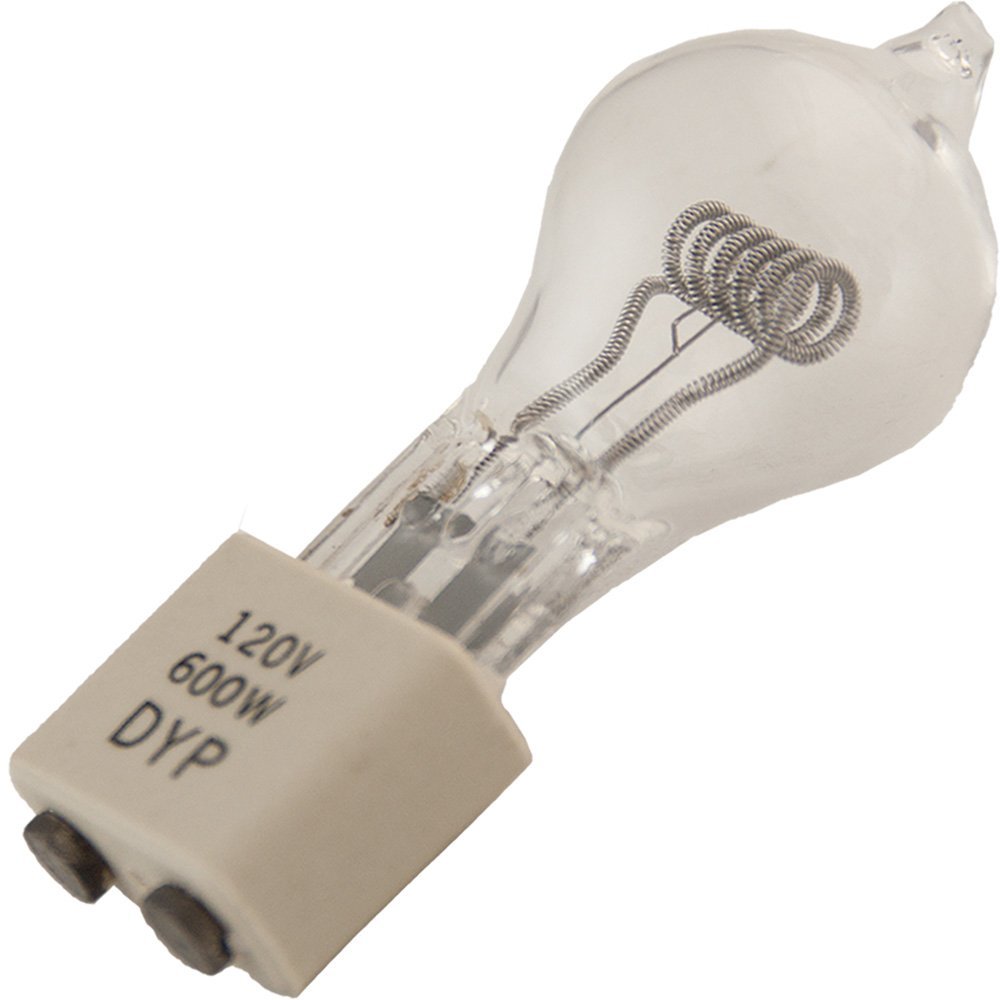 dyp 600w 120v 75hr tungsten halogen lamp ushio bulb - $11.47