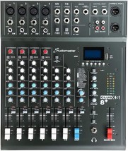 Clubxs8 8-Inputs 4 Mic / 2 Stereo Channel Analog Mixing Console With Mix Board - £293.65 GBP