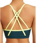 Athletic Works Women&#39;s Strappy Back Sports Bra X-Small (0-2) Gem Slate Lime - $19.87 CAD