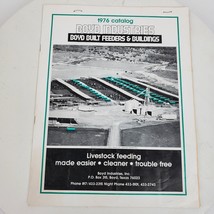 Vintage 1976 Boyd Industries Feeders &amp; Buildings Catalog &amp; Price Sheet - $15.08 CAD