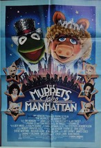 The MUPPETS TAKE MANHATTAN Poster Signed X2- Jim Henson, Frank Oz w/coa - $1,359.00