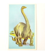 1975 DIPLODOCUS Dinosaur Card Vintage Prehistoric Illustration Ephemera ... - $363.77 MXN