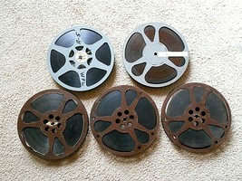 Vintage 2-16mm Color &amp; 3-B&amp;W Sound Movies on Health 400 ft. reels - £92.78 GBP
