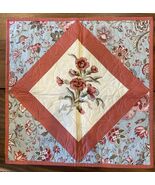 Artisan Made Quilted Table Square 21&quot; Multicolored NEW - $535.15 MXN