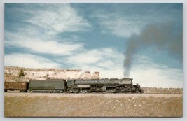 Union Pacific 4022 Steam Past Slopes of Sherman Hills Colores WY Postcard D36 - £3.82 GBP