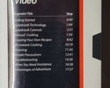GE Advantium Wall Oven Getting Started VHS - £6.36 GBP