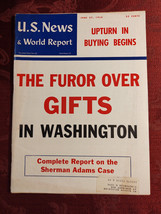 U S News World Report Magazine June 27 1958 Gifts In Washington Little Rock - £8.63 GBP