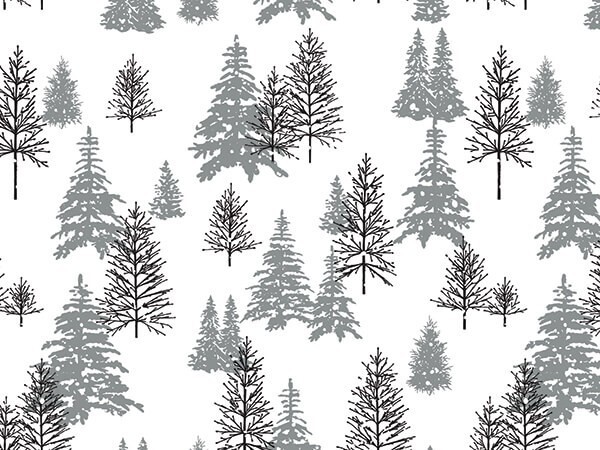 Snowy Forest Christmas Tissue Paper 20x30&quot; Set of 12 - $7.43