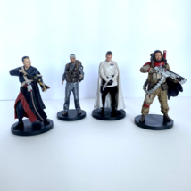 ROGUE ONE Star Wars PVC Figures on Base Set Lot of 4 Disney Store Exclusive - £10.93 GBP