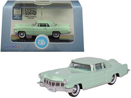 1956 Lincoln Continental Mark II Summit Green 1/87 HO Scale Diecast Car Oxford D - £18.52 GBP