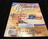 Tole World Magazine October 2005 21 Colorful Fall Foiliage &amp; Halloween P... - $10.00