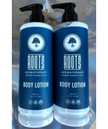 2 Bottles ROOTS Aromatherapy BODY LOTION Brown Sugar &amp; Fig 12.17oz Each - £38.80 GBP