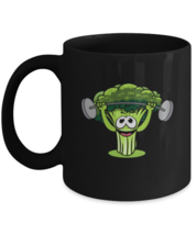 Coffee Mug Funny Powerlifting Broccoli Gym Workout  - £16.03 GBP