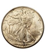 1943 Silver Walking Liberty Half Dollar 50C (Brilliant Uncirculated Cond... - €51,72 EUR