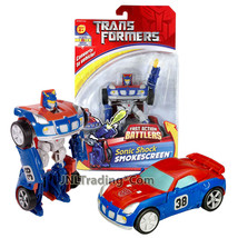 Year 2007 Transformer Fast Action Battlers 6&quot; Figure Sonic Shock SMOKESCREEN - £43.90 GBP