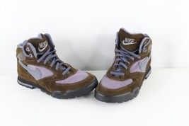 Vintage 90s Nike Womens 6.5 Distressed Caldera Hiking Ankle Boots Brown ... - £77.93 GBP