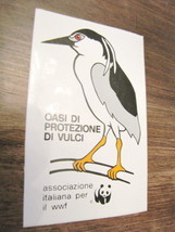 Vintage Wwf Italian Volcano Protection Oasis STICKER- Show Original Title Or... - £10.41 GBP