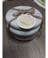 Round 4 Piece 4&quot; In Diameter White Marble Coasters Free Shipping - £18.10 GBP