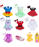 Disney Store Baby Bodysuit Costume Ariel Tinker Bell Snow White Minnie M... - £19.83 GBP+