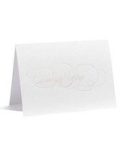 Gartner Studios Pearl White Script Thank You Cards - $12.84