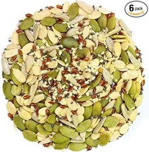Raw Seeds Combo (Pumpkin Seeds, Sunflower, Sesame, Chia, Flax Seeds, Wat... - £26.49 GBP
