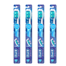 Oral-B Advantage 3D White Vivid Toothbrush Soft - Pack of 4 - $19.99