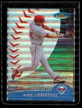 2000 Topps Finest Refractor Baseball Trading Card #39 Mike Lieberthal Phillies - £11.84 GBP