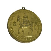 1953 Queen Elizabeth II Coronation Crown Commemorative Five 5 Shilling Coin - $7.46