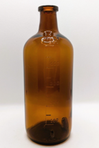 1935 Amber Brown Apothecary Bottle 500 ML Embossed Vintage Pharmacy Drug Store - £12.04 GBP