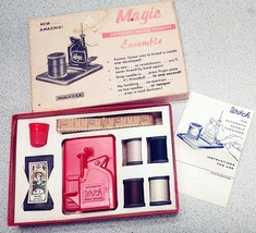 Vintage NOS Magic Automatic Witch Needle Threader Complete never used - £15.76 GBP