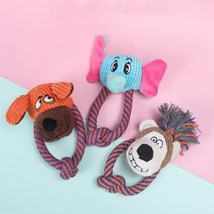 Playful Paws Cotton Rope Toys - Interactive Dog Teeth Cleaning And Sound Grindin - £8.59 GBP