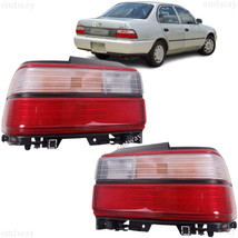 Tail Lamp Lights Pair Fit Toyota Corolla AE101 AE102 E100 Sedan 1992-1995 - £103.63 GBP