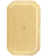 3 1/4&quot; x 5 1/4&quot; Unfinished Rectangle WOOD PLAQUE clipped corners WOODPIL... - $430.01 MXN