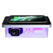 Flyzon Portable Travel UV Disinfection Sterilization Box Wireless Mobile Charger - £13.39 GBP