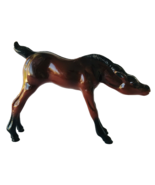 Vintage Hartland Nursing Foal Glossy Bay 2.5&quot; tall - £15.90 GBP