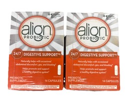 Align Probiotic 84 Count - 24/7 Digestive Support Supplement 6-14ct Boxes - $739.61 MXN