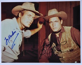 BRONCO CAST SIGNED Photo x2 - Chad Everett &amp; Ty Hardin  w/coa - $169.00