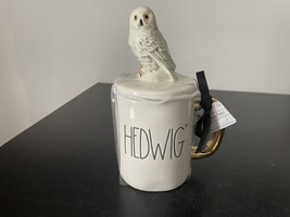 RAE DUNN HARRY POTTER &quot;HEDWIG&quot; MUG WITH TOPPER - £37.78 GBP