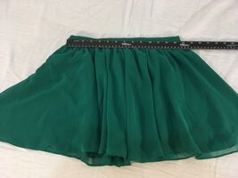 Womens Forever 21 St. Pattys Day Green Small Petite Polyester Mini Skirt - $26.55