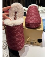 Michael Kors Alexis Closed Toe Slipper Slide - Mulberry Sizes 10 - £54.84 GBP