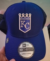 Kansas City Kc Royals Mlb New Era 39THIRTY Mesh Back Hat/Cap Sz L/XL New W Tags - £22.53 GBP