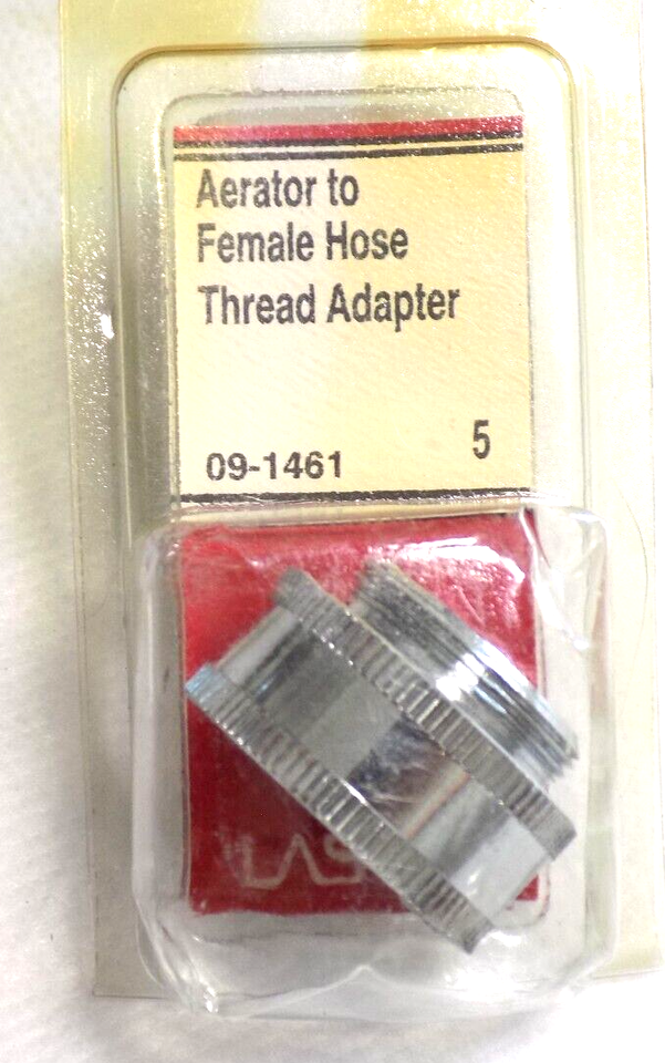 Aerator to Female Hose Thread Adapter -Lasco -  MPN - 09-1461 - Chrome Plated - £7.51 GBP