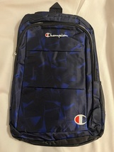 Champion Backpack Black / Blue Design - £23.94 GBP