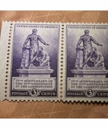 1940 3 cent 13th Amendment, 75th Anniversary, Lincoln Statue-lot of 2 - $15.98 CAD