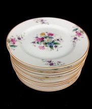 Vtg 1950s Noritake Nippon Toki Kaisha Dresden Floral Porcelain Bread Plate LB3 - £36.34 GBP