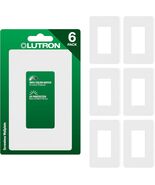Lutron Claro CW-1-WH-6 1-Gang Screwless Wall Plate (6-Pack) – White - $23.34